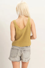 Load image into Gallery viewer, Olive Knit Tank Top