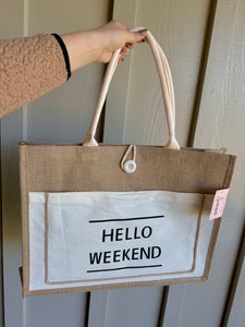 Hello Weekend Tote