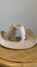 Load image into Gallery viewer, Brown Heart Cowgirl Hat
