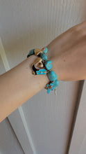 Load image into Gallery viewer, Turquoise Charm Bracelet
