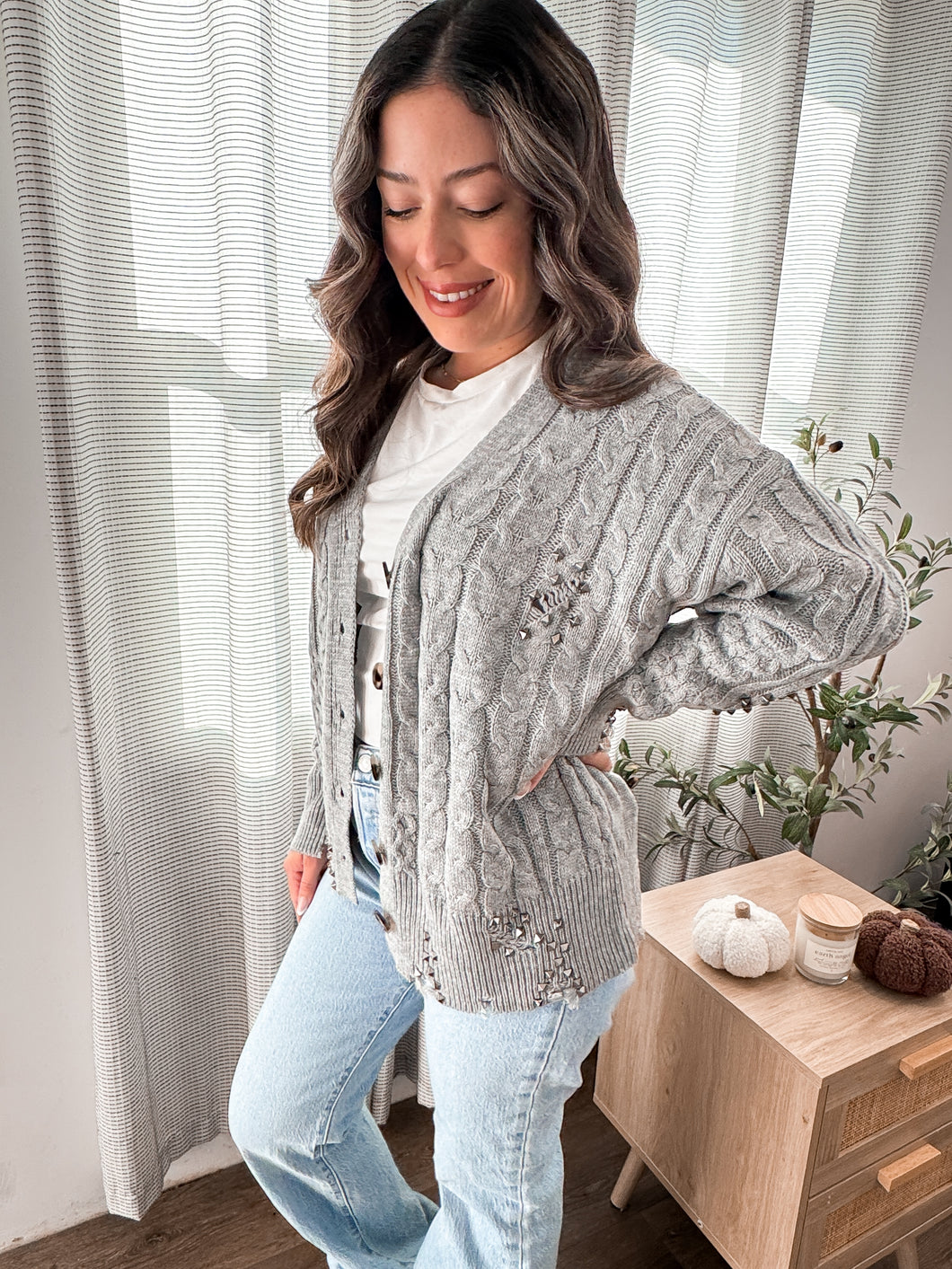 Heather Grey Sweater