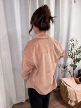 Load image into Gallery viewer, Dark Taupe Corduroy Shacket
