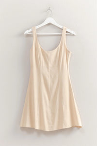 Cream Mini Dress