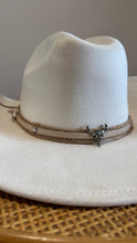 Load image into Gallery viewer, Cream Cowgirl Hat
