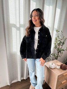 Black Corduroy Jacket