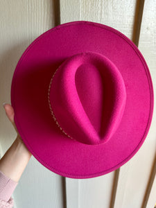 Fun Fuchsia Fedora