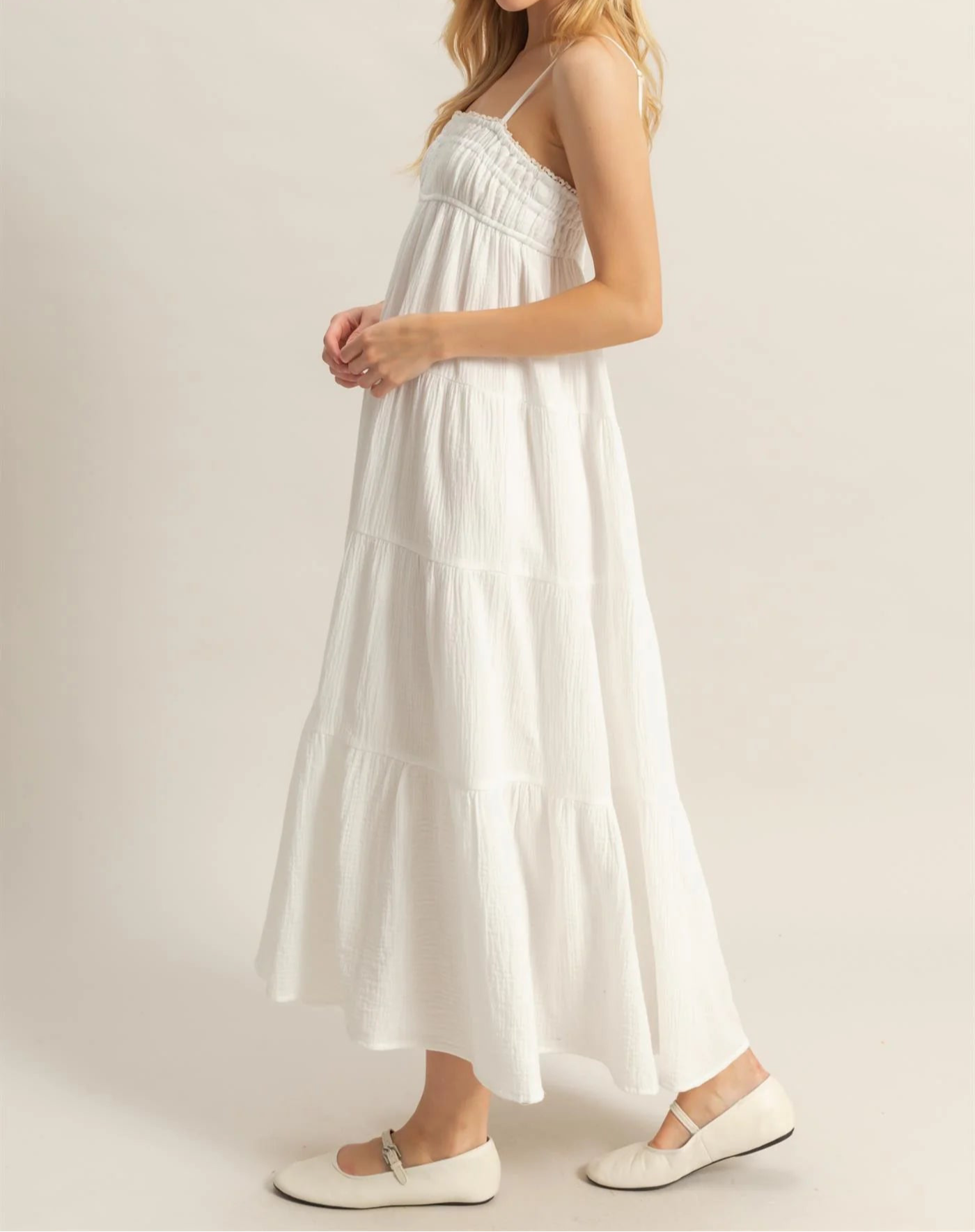 White Tiered Maxi Dress – Shop Siana Boutique White Tiered Maxi Dress – Shop Siana Boutique