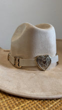 Load image into Gallery viewer, Brown Heart Cowgirl Hat
