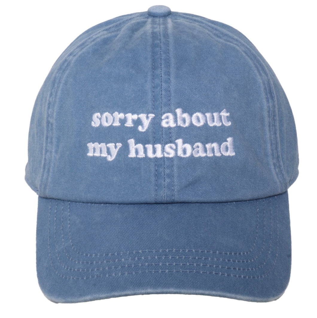 Sorry About my Husband Cap