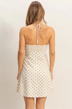Load image into Gallery viewer, Oat Polka Dot Mini Dress
