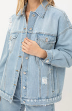 Load image into Gallery viewer, Light Blue Jean Jacket
