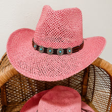 Load image into Gallery viewer, Pink Cowgirl Hat
