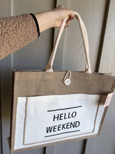 Load and play video in Gallery viewer, Hello Weekend Tote
