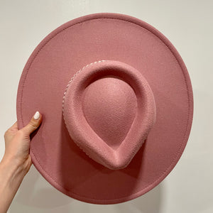 Pretty in Pink Fedora