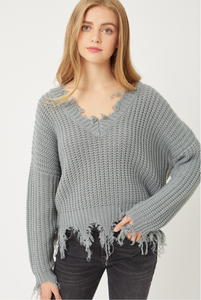 Steel Blue Sweater