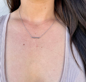 Silver Mama Necklace